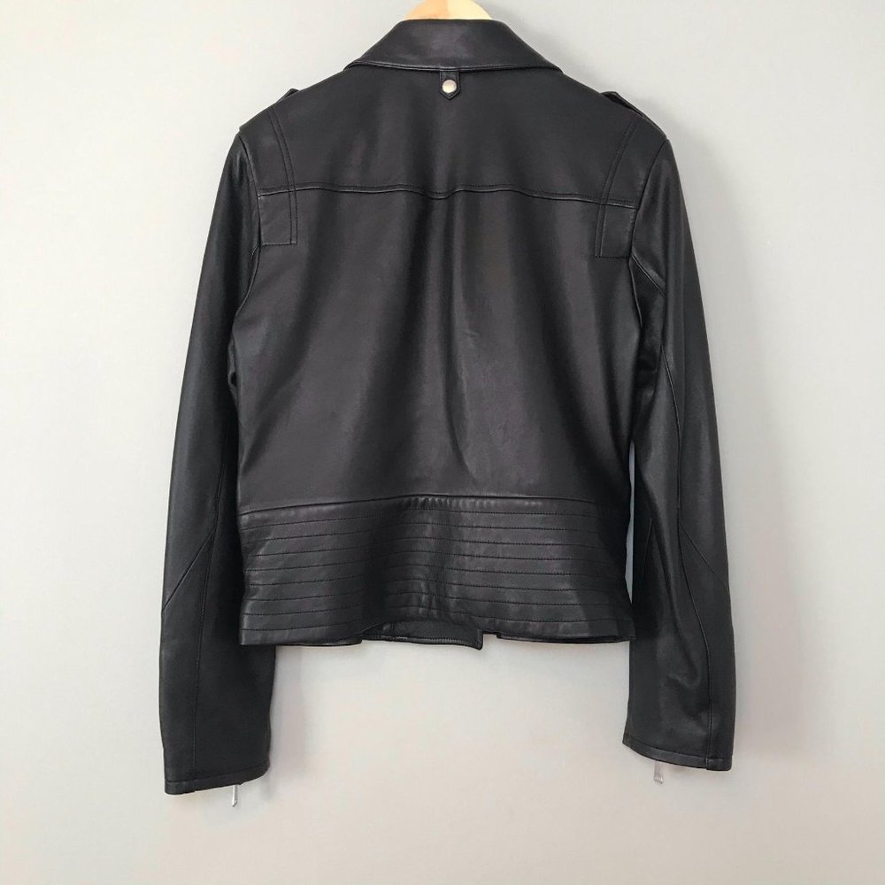 NEW FRAME PCH Leather Jacket Noir Size Large - Picture 14 of 16